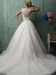 Свадебное платье Tabita. Силуэт А-силуэт. Цвет Белый / Молочный. Вид 2