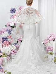 Свадебное платье Gabriella. Силуэт А-силуэт, Рыбка. Цвет Белый / Молочный. Вид 2