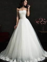 Свадебное платье Filipina. Силуэт А-силуэт. Цвет Белый / Молочный. Вид 1