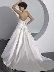 Свадебное платье ASM3265. Силуэт А-силуэт. Цвет Белый / Молочный. Вид 2