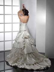 Свадебное платье Pauline. Силуэт А-силуэт. Цвет Айвори / Капучино. Вид 2