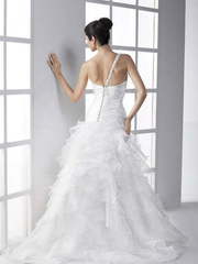 Свадебное платье Allegra. Силуэт А-силуэт. Цвет Белый / Молочный. Вид 2