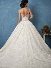 Свадебное платье Vanessa. Силуэт А-силуэт. Цвет Белый / Молочный. Вид 2