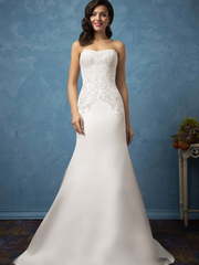 Свадебное платье Caterina. Силуэт А-силуэт. Цвет Белый / Молочный. Вид 1