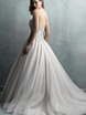 Свадебное платье C323. Силуэт Пышное, А-силуэт. Цвет Белый / Молочный, оттенки Розового. Вид 2