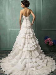 Свадебное платье Rosa. Силуэт А-силуэт. Цвет Белый / Молочный, Айвори / Капучино. Вид 2