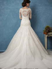 Свадебное платье Fabianna. Силуэт А-силуэт. Цвет Белый / Молочный. Вид 2