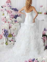 Свадебное платье Gabriela. Силуэт А-силуэт, Рыбка. Цвет Белый / Молочный. Вид 2