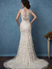 Свадебное платье Nicole. Силуэт А-силуэт, Прямое. Цвет Белый / Молочный, Айвори / Капучино. Вид 2