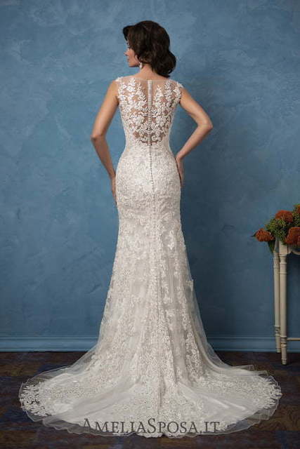 Свадебное платье Nicole. Силуэт А-силуэт, Прямое. Цвет Айвори / Капучино, Белый / Молочный. Вид 2