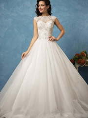 Свадебное платье Sofia. Силуэт Пышное, А-силуэт. Цвет Белый / Молочный. Вид 1