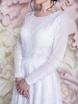 Свадебное платье Нинэт. Силуэт А-силуэт. Цвет Белый / Молочный. Вид 2