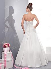 Свадебное платье Арт. tbr-010315. Силуэт А-силуэт. Цвет Белый / Молочный. Вид 1