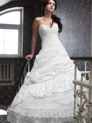 Свадебное платье Арт. 114. Силуэт А-силуэт. Цвет Белый / Молочный. Вид 2