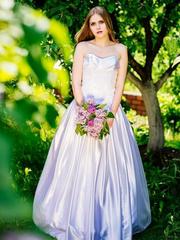 Свадебное платье Арт. 193. Силуэт А-силуэт. Цвет Белый / Молочный. Вид 1