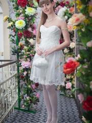 Свадебное платье Арт. 078. Силуэт А-силуэт. Цвет Белый / Молочный. Вид 2