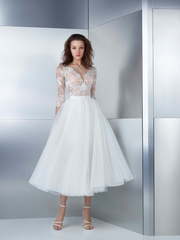 Свадебное платье 4739. Силуэт Пышное, А-силуэт. Цвет Белый / Молочный. Вид 1