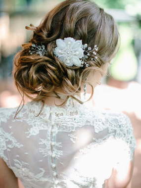 Свадебное платье Княжна. Силуэт А-силуэт. Цвет Голубой / Синий. Вид 2