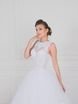 Свадебное платье 2056. Силуэт А-силуэт. Цвет Белый / Молочный. Вид 5
