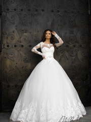 Свадебное платье Carmen. Силуэт Пышное, А-силуэт. Цвет Белый / Молочный. Вид 1