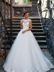 Свадебное платье Cheriz. Силуэт Пышное, А-силуэт. Цвет Белый / Молочный. Вид 1