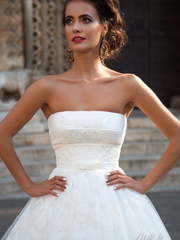 Свадебное платье Erlayn. Силуэт Пышное, А-силуэт. Цвет Белый / Молочный. Вид 1