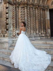 Свадебное платье Erlayn. Силуэт Пышное, А-силуэт. Цвет Белый / Молочный. Вид 2