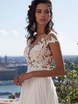 Свадебное платье Selena. Силуэт А-силуэт, Прямое, Греческий. Цвет Белый / Молочный. Вид 6