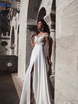 Свадебное платье Selena. Силуэт А-силуэт, Прямое, Греческий. Цвет Белый / Молочный. Вид 7