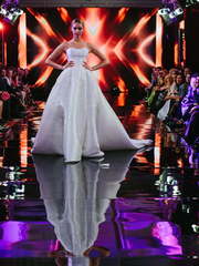 Свадебное платье Accorsia. Силуэт Пышное, А-силуэт. Цвет Белый / Молочный. Вид 1