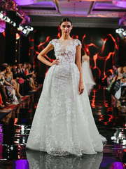 Свадебное платье Agapito. Силуэт Пышное, А-силуэт. Цвет Белый / Молочный. Вид 1