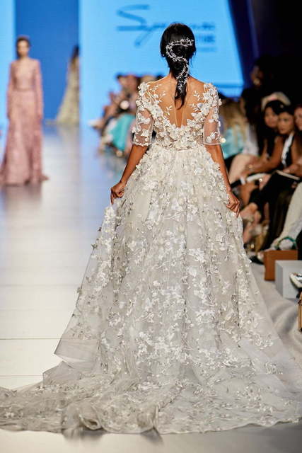 Свадебное платье Blanche. Силуэт А-силуэт, Прямое. Цвет Белый / Молочный. Вид 2