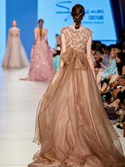 Свадебное платье Brys. Силуэт А-силуэт. Цвет Айвори / Капучино. Вид 2