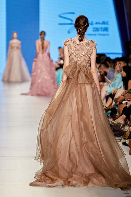 Свадебное платье Brys. Силуэт А-силуэт. Цвет Айвори / Капучино. Вид 2