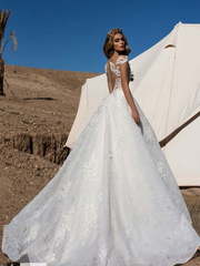 Свадебное платье Mariam. Силуэт Пышное, А-силуэт. Цвет Белый / Молочный. Вид 2