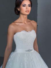 Свадебное платье Alika. Силуэт Пышное, А-силуэт. Цвет Белый / Молочный. Вид 2