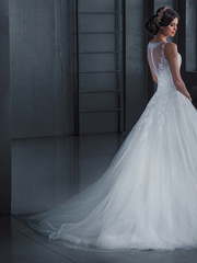 Свадебное платье Destined. Силуэт Пышное, А-силуэт. Цвет Белый / Молочный. Вид 2