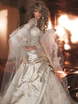 Свадебное платье Angun. Силуэт А-силуэт. Цвет Айвори / Капучино, Золото. Вид 1