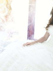 Свадебное платье Dragontsello. Силуэт А-силуэт. Цвет Белый / Молочный. Вид 1