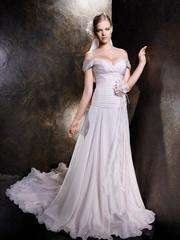 Свадебное платье Diocles. Силуэт А-силуэт. Цвет Белый / Молочный, оттенки Розового, Лавандовый / Фиолетовый. Вид 1