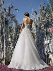 Свадебное платье Djudi. Силуэт А-силуэт. Цвет Белый / Молочный. Вид 2