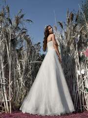 Свадебное платье Hana. Силуэт А-силуэт. Цвет Белый / Молочный. Вид 2