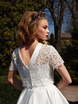 Свадебное платье Lucy. Силуэт А-силуэт. Цвет Белый / Молочный. Вид 2