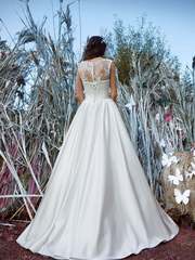 Свадебное платье Polli. Силуэт А-силуэт. Цвет Белый / Молочный. Вид 2