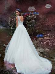 Свадебное платье Закия. Силуэт Пышное, А-силуэт. Цвет Белый / Молочный. Вид 2