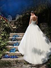 Свадебное платье Ирада. Силуэт Пышное, А-силуэт. Цвет Белый / Молочный. Вид 2