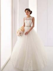 Свадебное платье Ira Koval K114. Силуэт Пышное, А-силуэт. Цвет Белый / Молочный. Вид 1