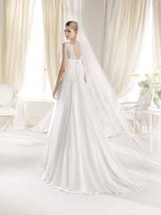 Свадебное платье Iana. Силуэт А-силуэт. Цвет Белый / Молочный. Вид 2