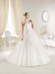 Свадебное платье Milord. Силуэт Пышное, А-силуэт. Цвет Белый / Молочный. Вид 1