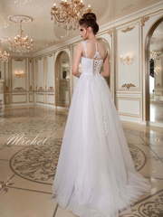 Свадебное платье Michel. Силуэт Пышное, А-силуэт. Цвет Белый / Молочный. Вид 2